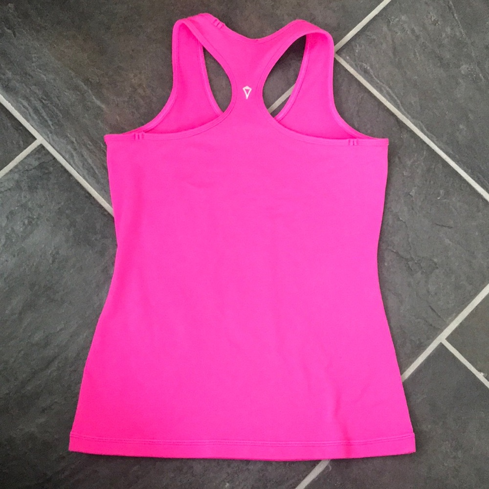 Ivivva hot pink girls racerback tank size 10
